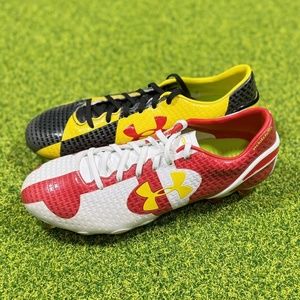 Under Armour UA ClutchFit Force Size 7 Football Cleats Maryland Flag 1255307-105